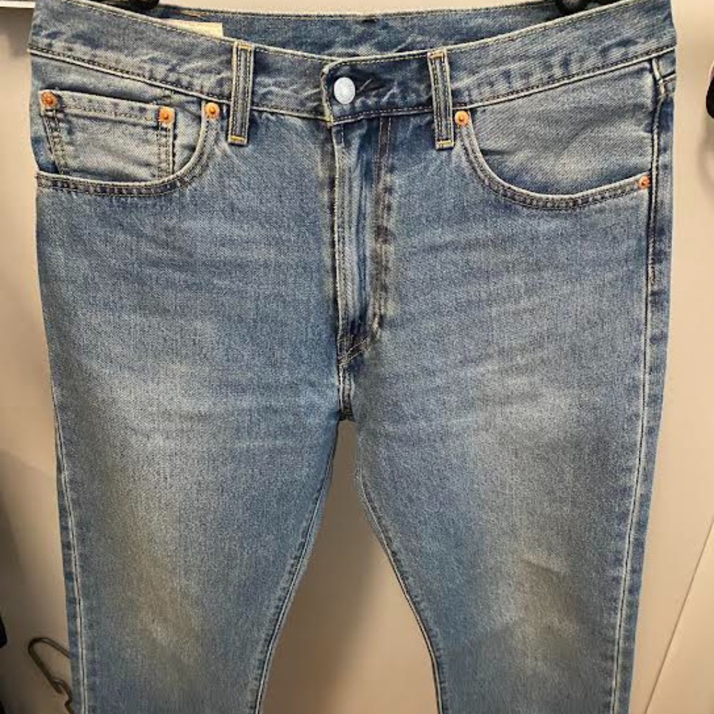 Baggy Low/Mid Rise Levis Blue Jeans